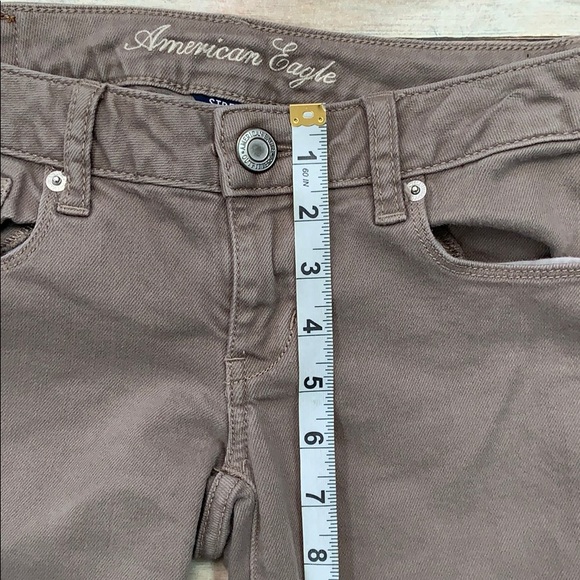 American Eagle Brown Skinny Jeans - Picture 3 of 6